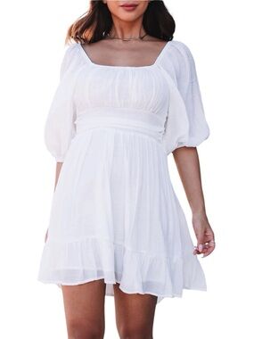 Altar’d State Ruffled High Waist Mini Dress S